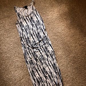 Tie dye maxi dress tight fitting